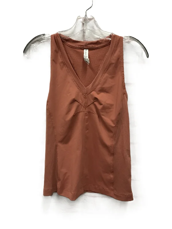 New Deals Orange Athletic Tank Top By Athleta, Size: Xs