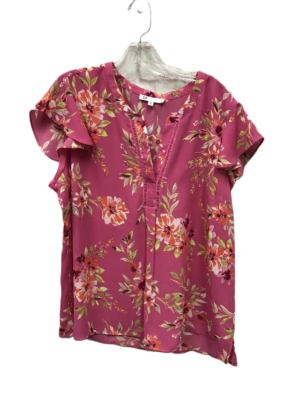 Don't Miss Pink Top Short Sleeve By Dr2, Size: Xl