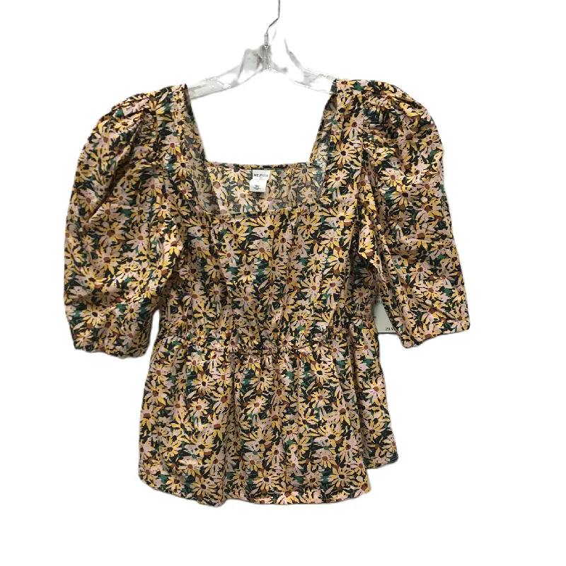 Crazy Deals Pink Top Short Sleeve By Melrose And Market, Size: S