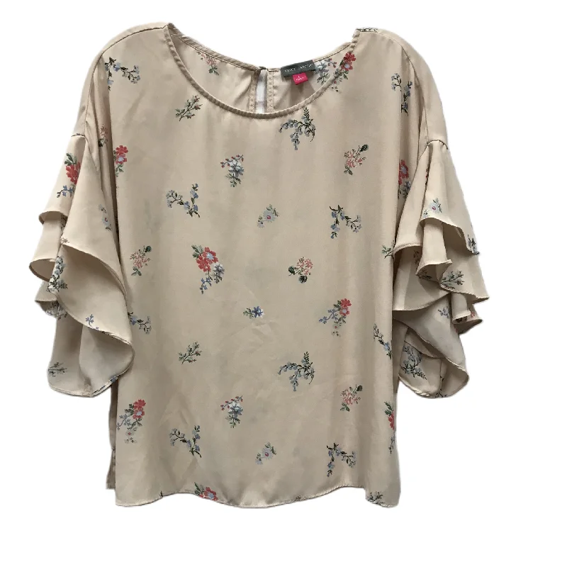 Fantastic Deals Pink Top Short Sleeve By Vince Camuto, Size: L