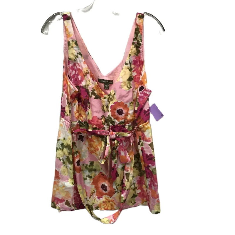Limited Edition Pink Top Sleeveless By Tommy Bahama, Size: Xl