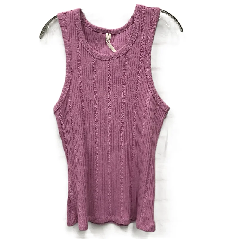 Overstock Purple Top Sleeveless By Anthropologie, Size: Xl