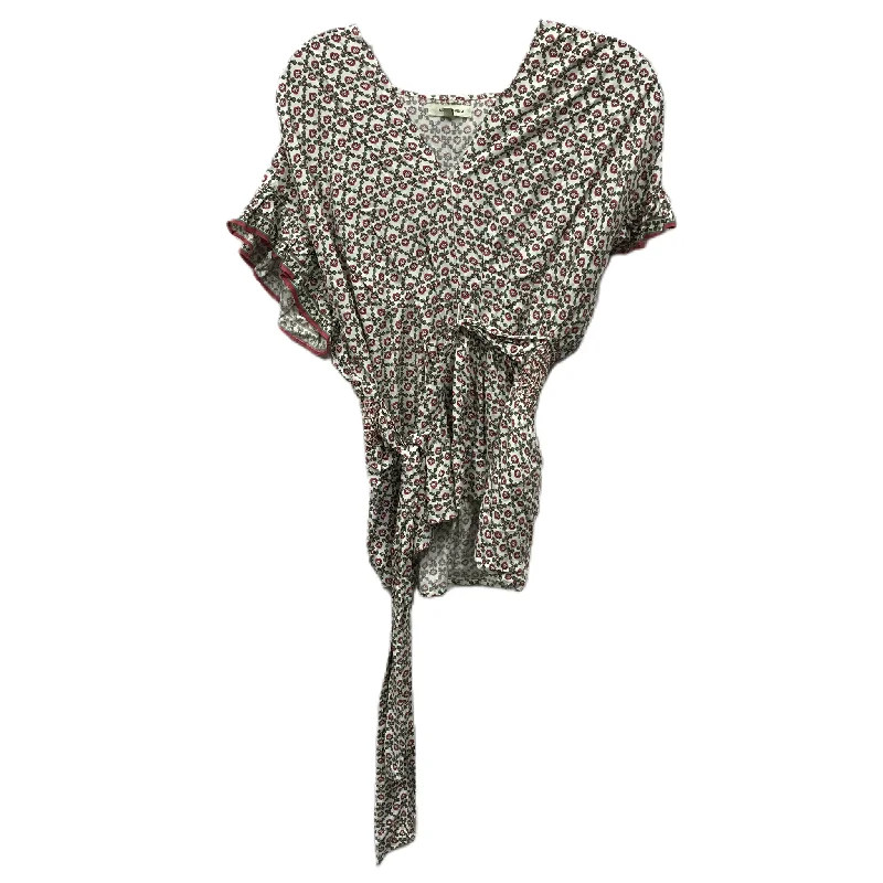 Season Finale Sale Red Top Short Sleeve By Max Studio, Size: S