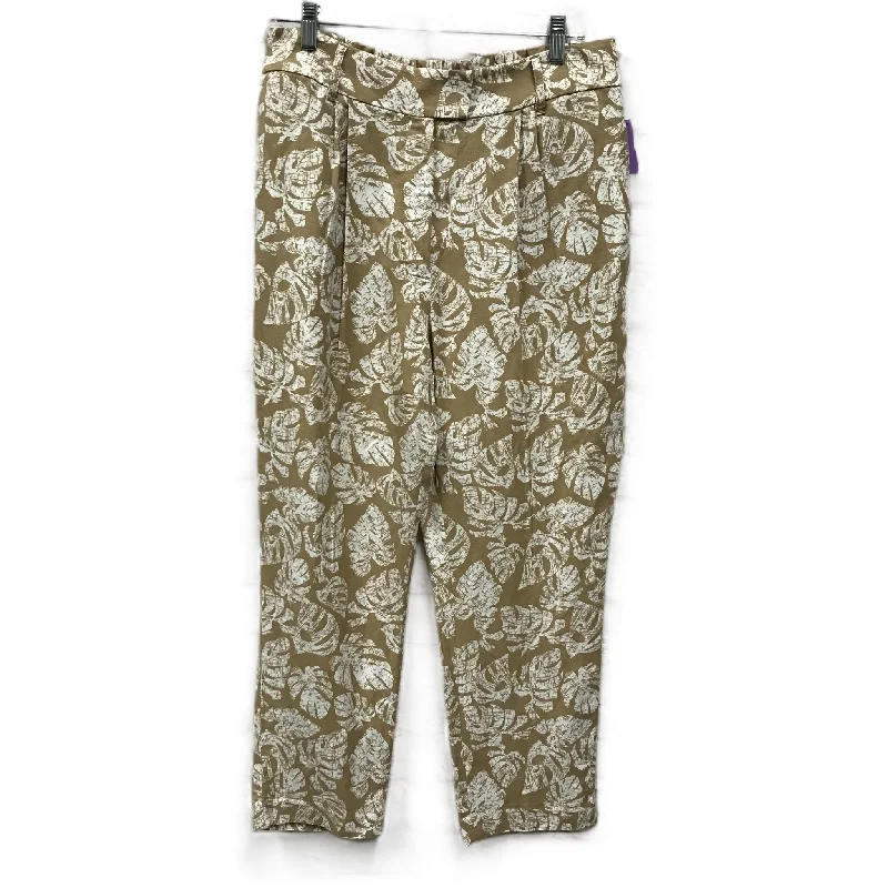 Don't Wait Tan Pants Other By Alfani, Size: 10