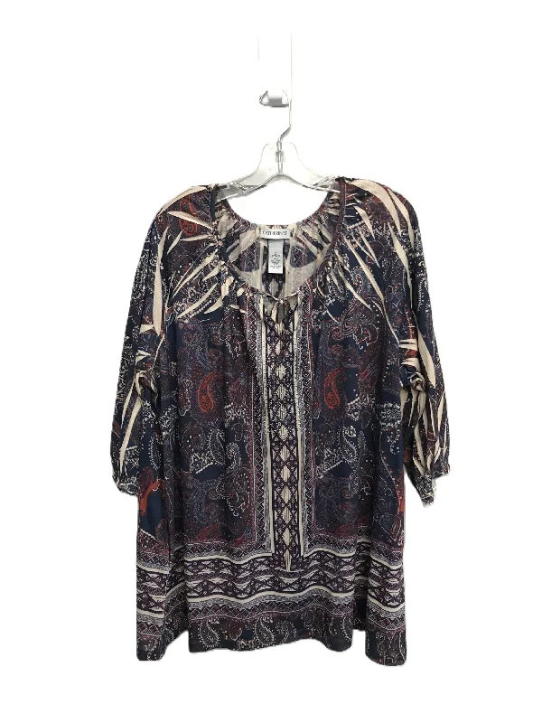 Great Deals Top 3/4 Sleeve By Catherines  Size: 2x