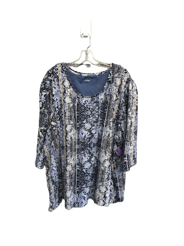 Deal Alert Top 3/4 Sleeve By Catherines  Size: 4x