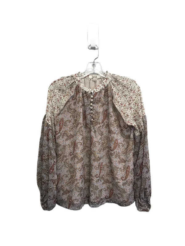 Discount Mania Top Long Sleeve By Gimmick Size: S