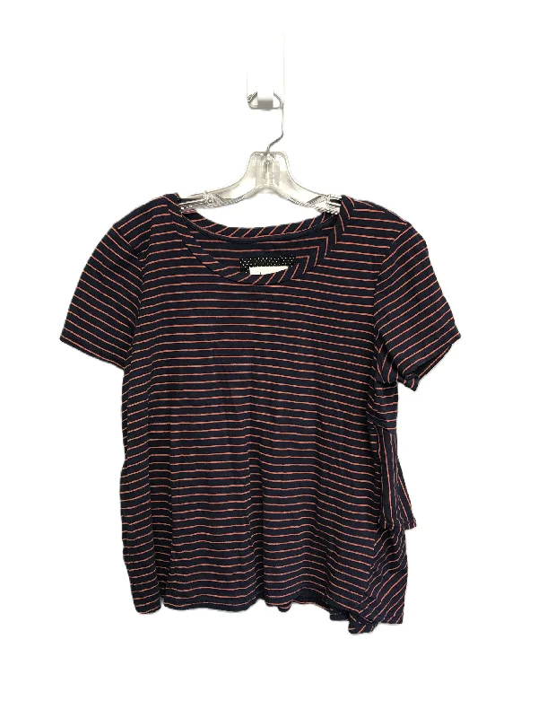 Discount Extravaganza Top Short Sleeve Basic By Anthropologie  Size: L