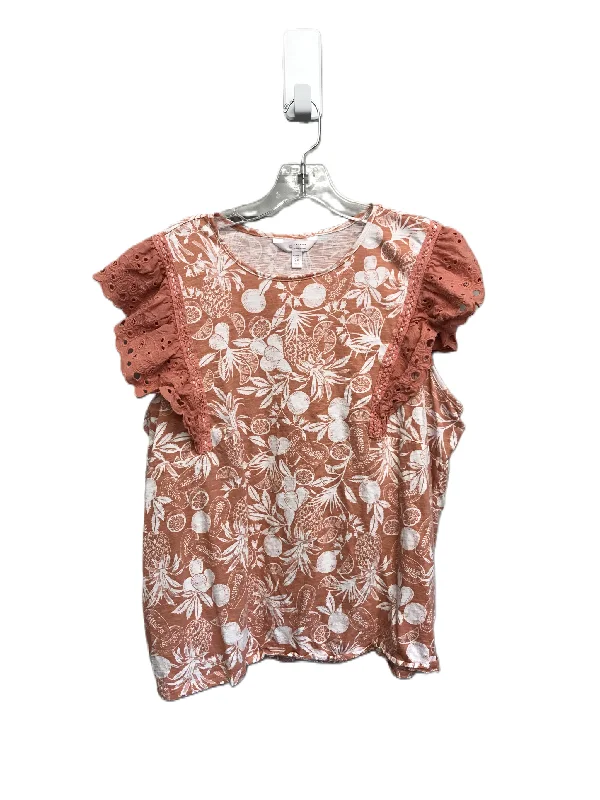 Fantastic Offers Top Short Sleeve Basic By Lc Lauren Conrad  Size: 2x