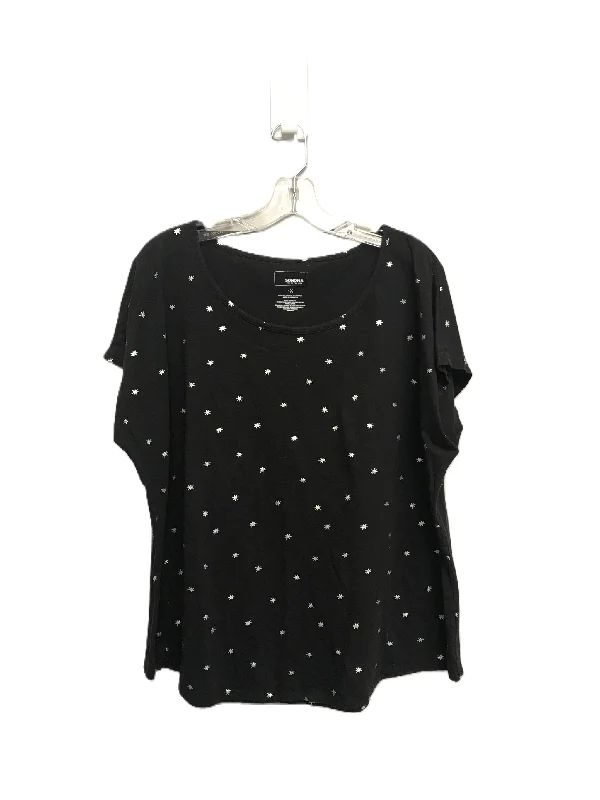 Closeout Sale Top Short Sleeve Basic By Sonoma  Size: 1x