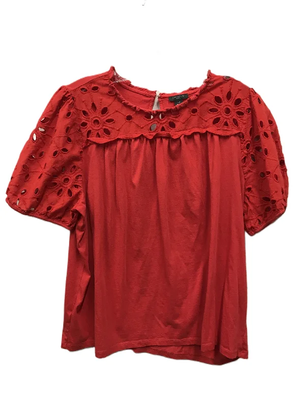 Savings Bonanza Top Short Sleeve By Ann Taylor  Size: Petite   Xl