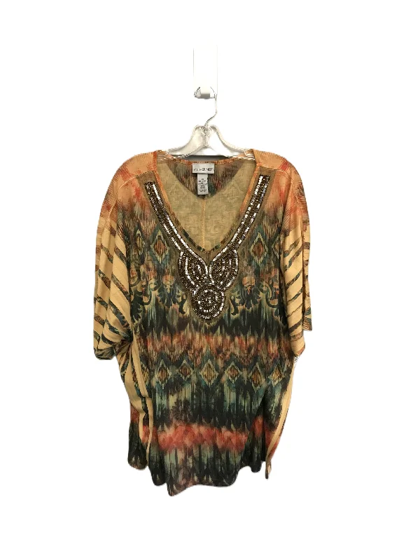 Price Drop Alert Top Short Sleeve By Catherines  Size: 3x