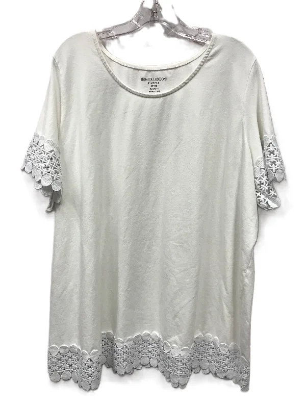 Don’t Miss Out Top Short Sleeve By Jessica London  Size: 3x