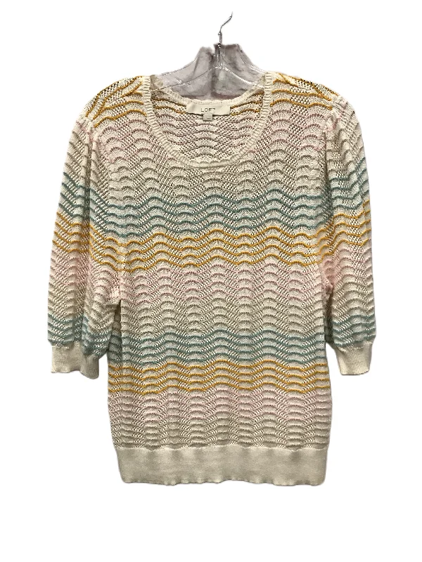 Stock Up and Save Top Short Sleeve By Loft  Size: L