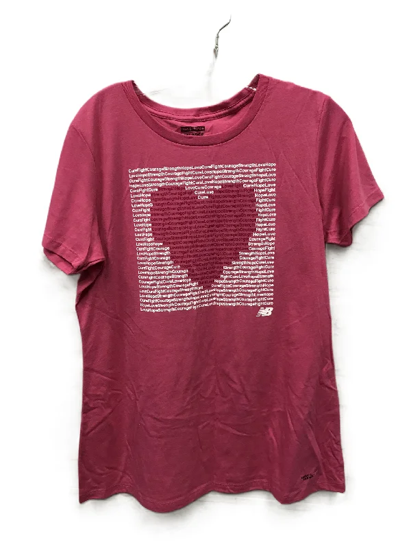 Discount Extravaganza Top Short Sleeve By New Balance  Size: 2x