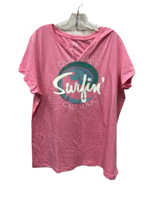 Warehouse Sale Top Short Sleeve By Old Navy  Size: Xxl