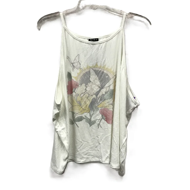 Can't Be Beat White Tank Top By Torrid
