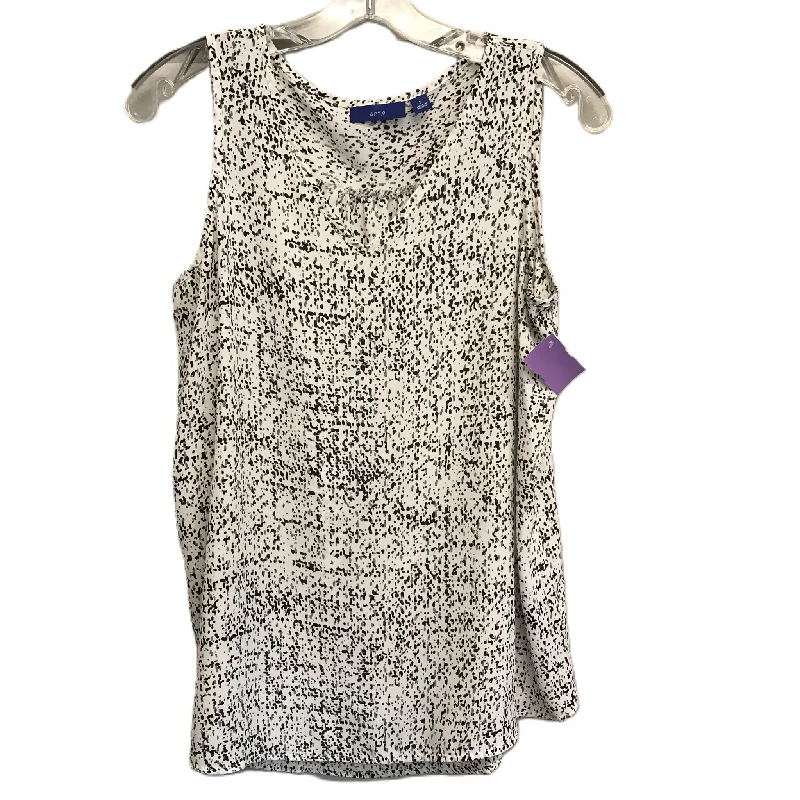 Closeout White Top Sleeveless By Apt 9, Size: S