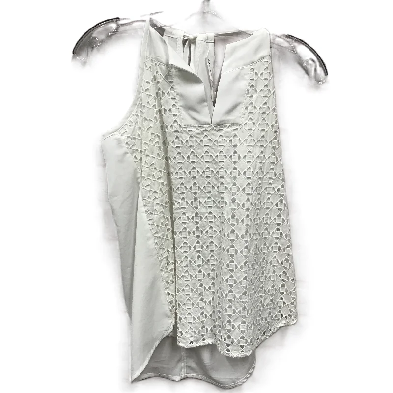 Deal Dash White Top Sleeveless By Athleta, Size: Xxs