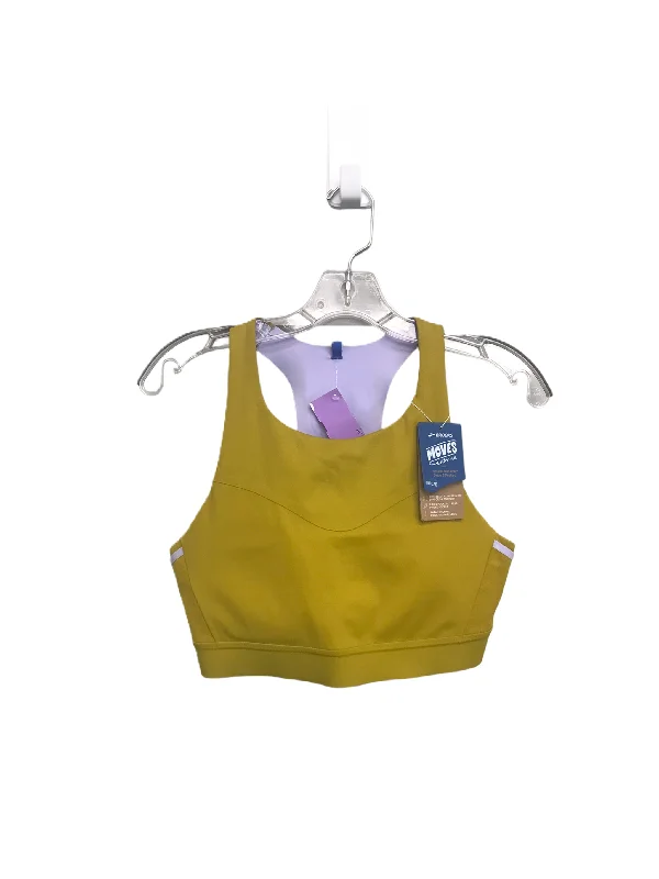 Quick Sale Yellow Athletic Bra By Brooks, Size: M