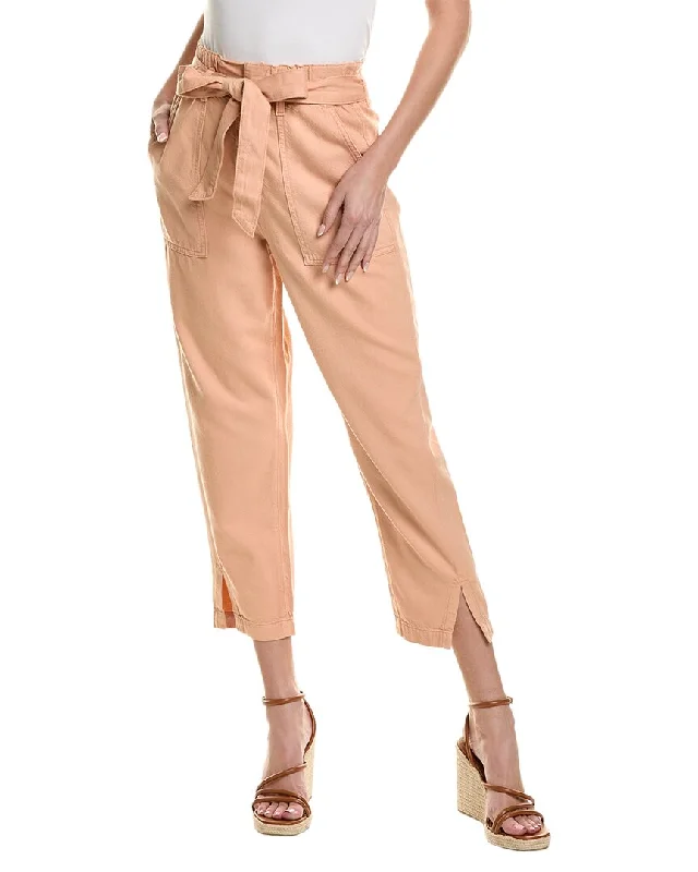 Price Smash AG Jeans High-Rise Barrel Silk-Blend Paperbag Pant