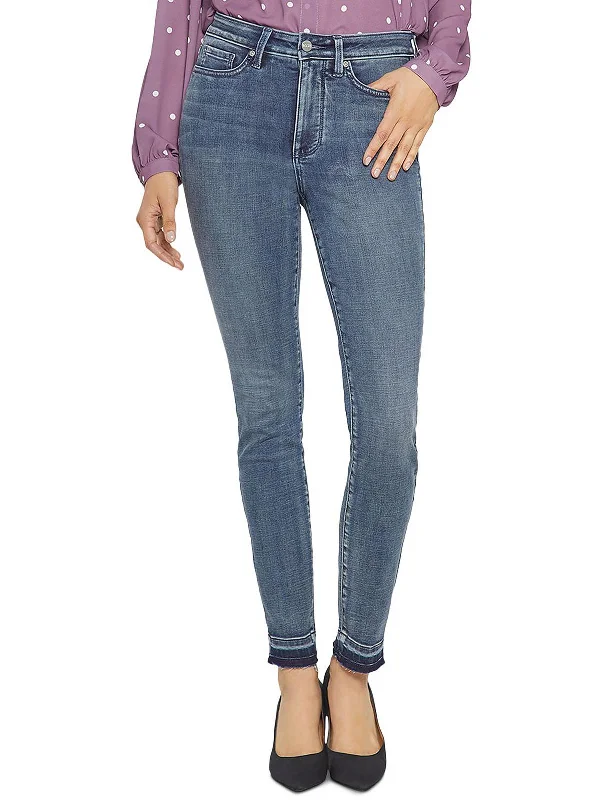 Price Rollback Ami Womens Denim Medium Wash Skinny Jeans