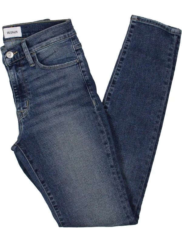 Markdowns Blair Womens High-Rise Medium Wash Skinny Jeans