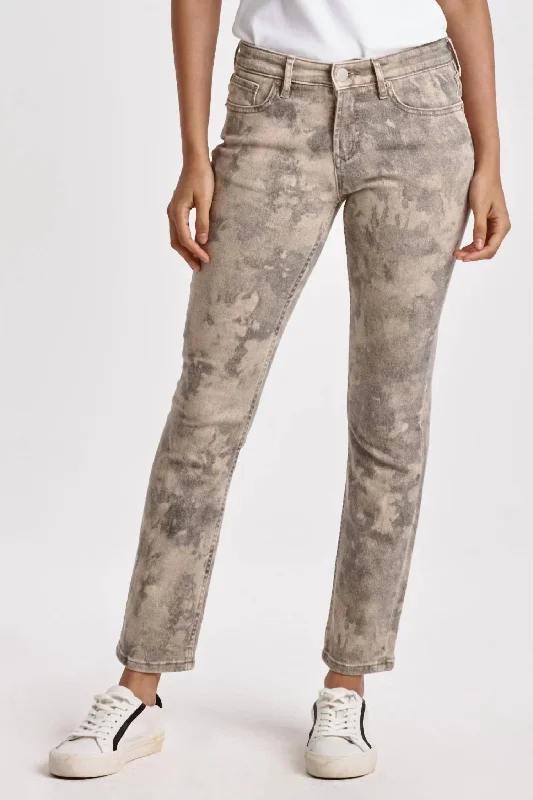 New Deals Blaire High Rise Slim Jean In Multi Print