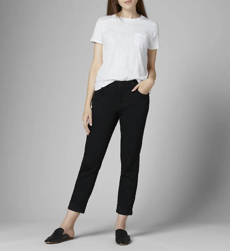 Bargain Blast Carter Girlfriend Mid-Rise In Black Void