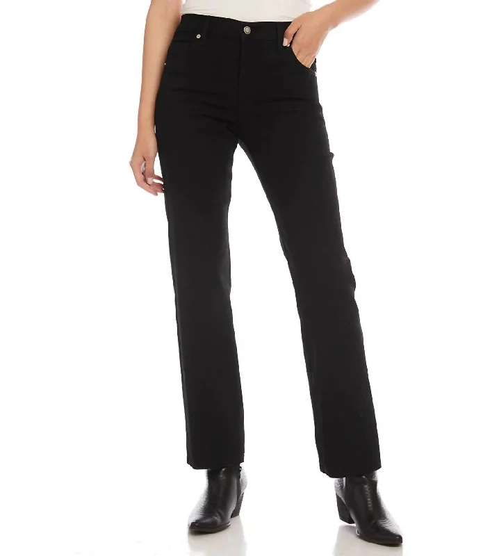 Huge Discounts Classic Straight Jeans In Black