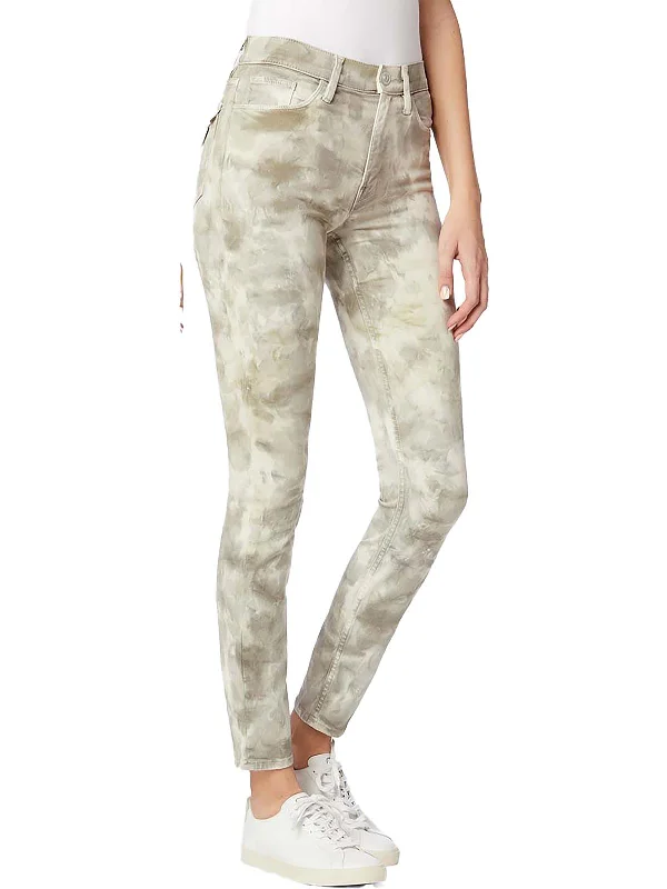 New Deals Collin Womens High Rise Tie-Dye Skinny Jeans