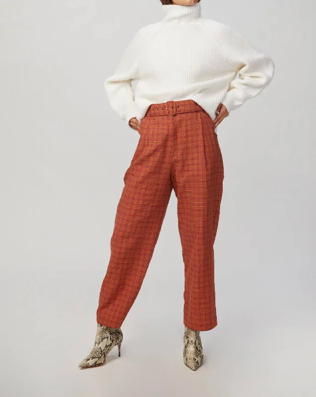 Limited Quantity Flo Pant In Tio Plaid