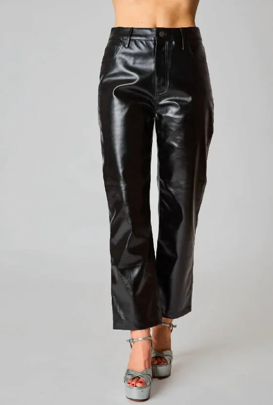 Can't Be Beat High-Rise Pants In Black