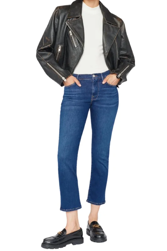 Referral Discount Le Shape High Straight Jeans In Stover