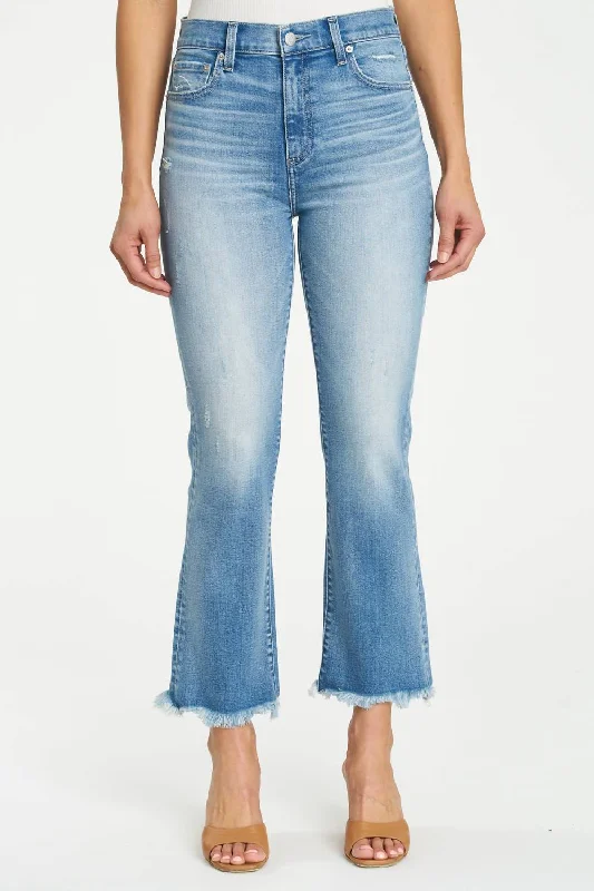Deal of the Week Lennon High Rise Crop Bootcut Jeans In Empire
