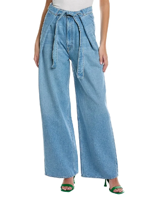 Deal Dash MOTHER Denim The Fold-In Funnel Sneak All You Can Eat Wide Leg Jean