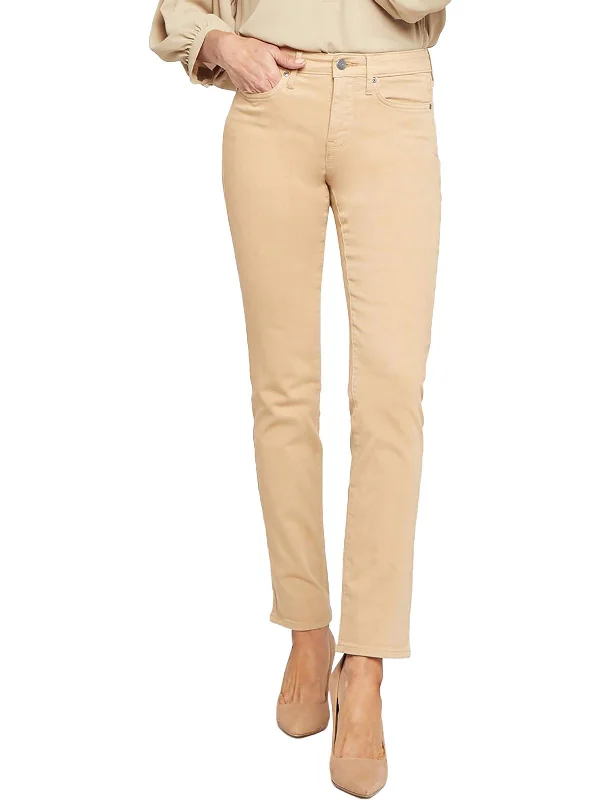 Special Offer Sheri Womens Straight Leg Stretch Slim Jeans