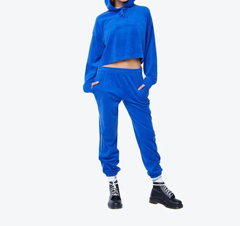 Today Only Surf The Web Micro Terry East Jogger Pant In Blue