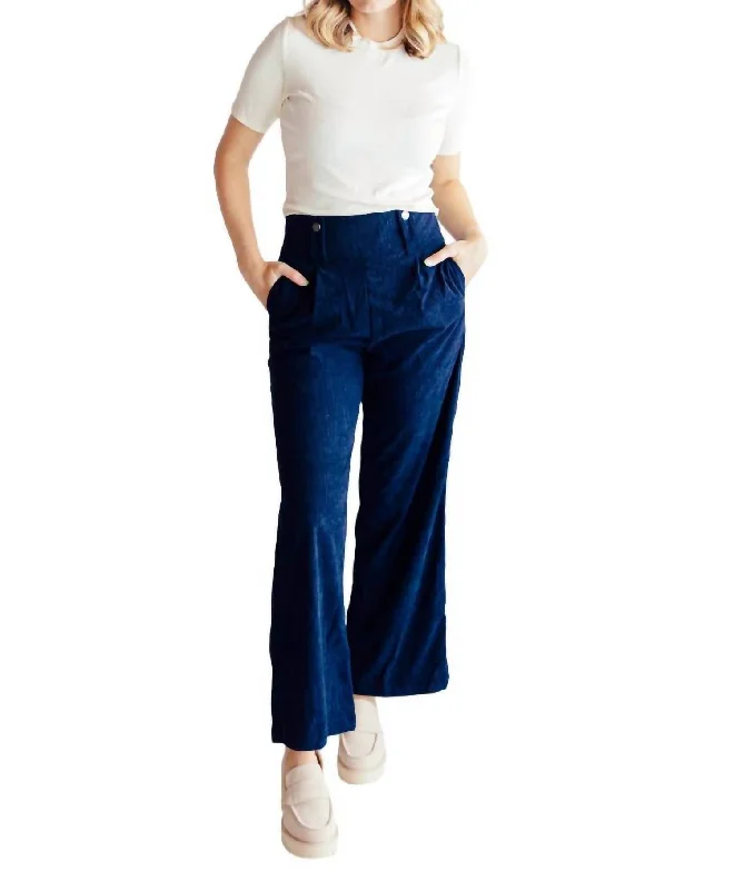 YEAR-End Clearance Taylor Corduroy Cotton Pants In Navy