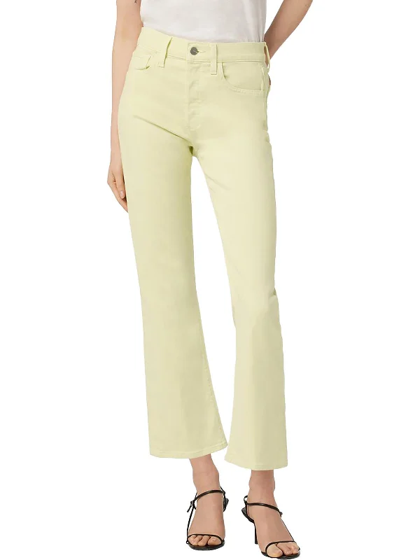Flash Sale The Callie Womens High-Rise Cropped Bootcut Jeans
