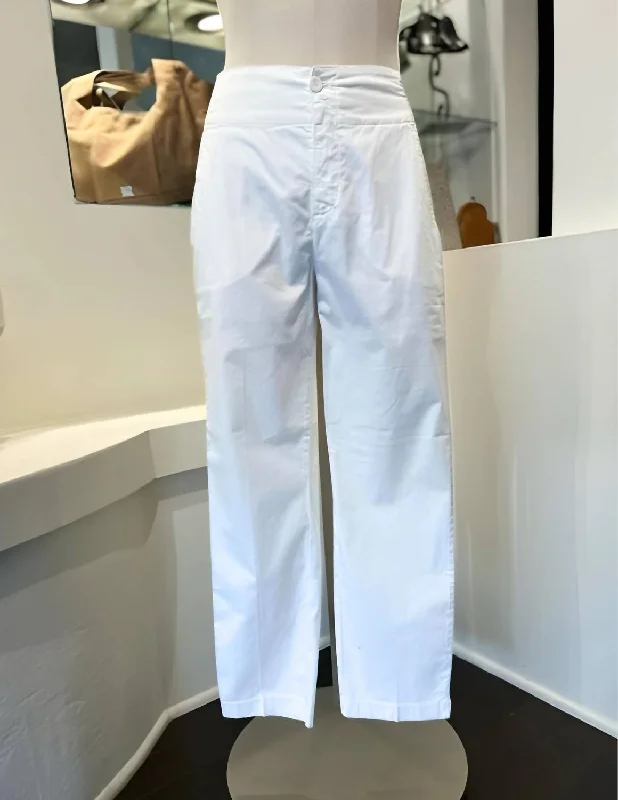 Inventory Reduction Trouser In White