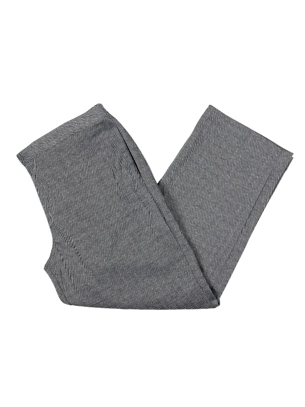 Crazy Deals Womens Herringbone Classic Fit Straight Leg Pants