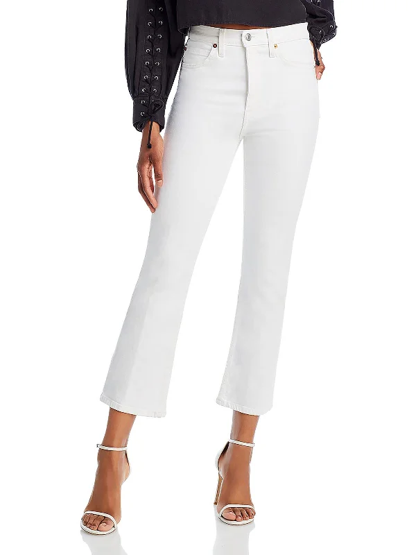 Discount Deals Womens High Rise Cropped Bootcut Jeans