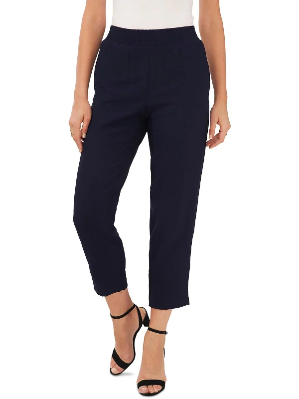 Closeout Womens High Rise Cropped Straight Leg Pants
