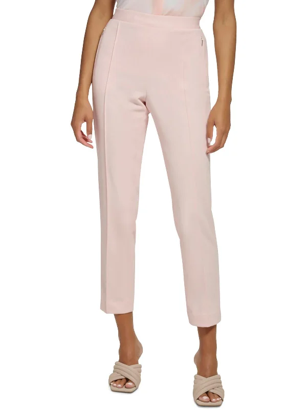 Buy Now Womens High Rise Pintuck Straight Leg Pants