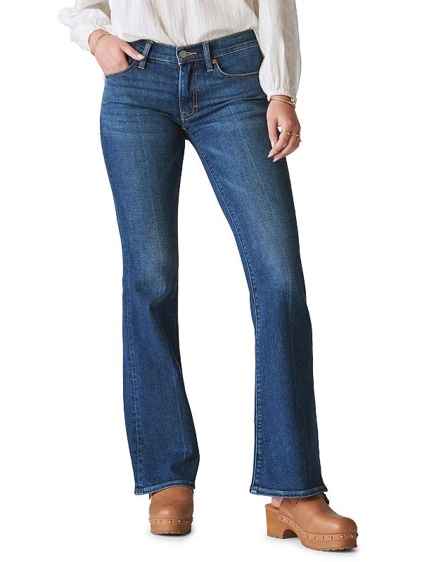Shop and Save Womens Mid-Rise Dark Wash Flare Jeans