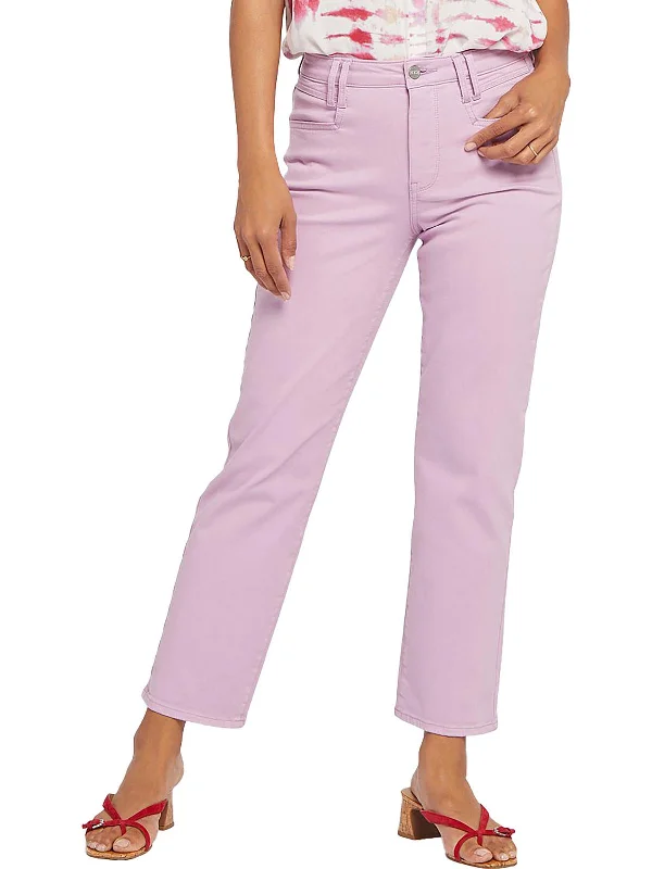 Hot Deal Womens Relaxed Ankle Straight Leg Jeans