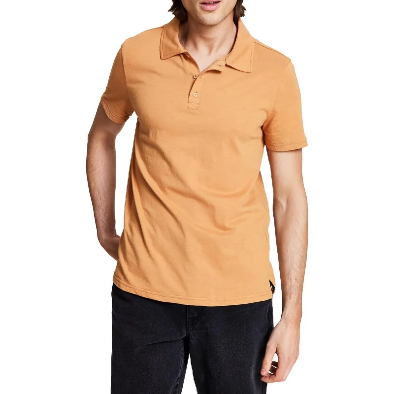 Last Chance And Now This Mens Slub Collared Polo