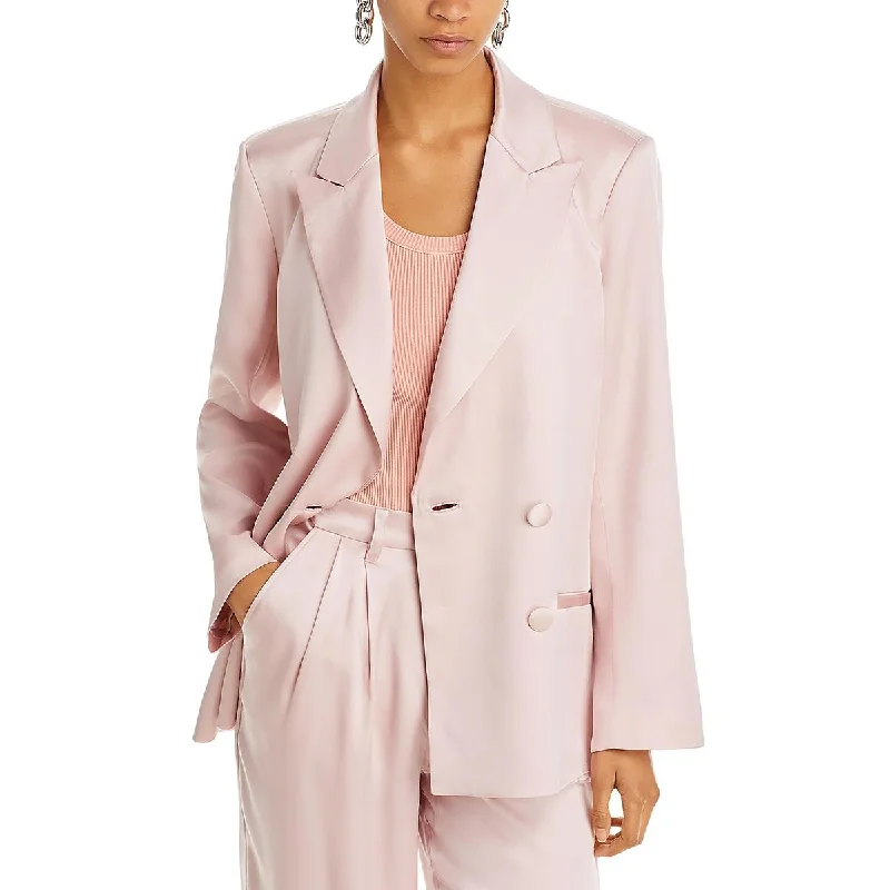 Big Savings Anine Bing Womens Donne Silk Office Two-Button Blazer