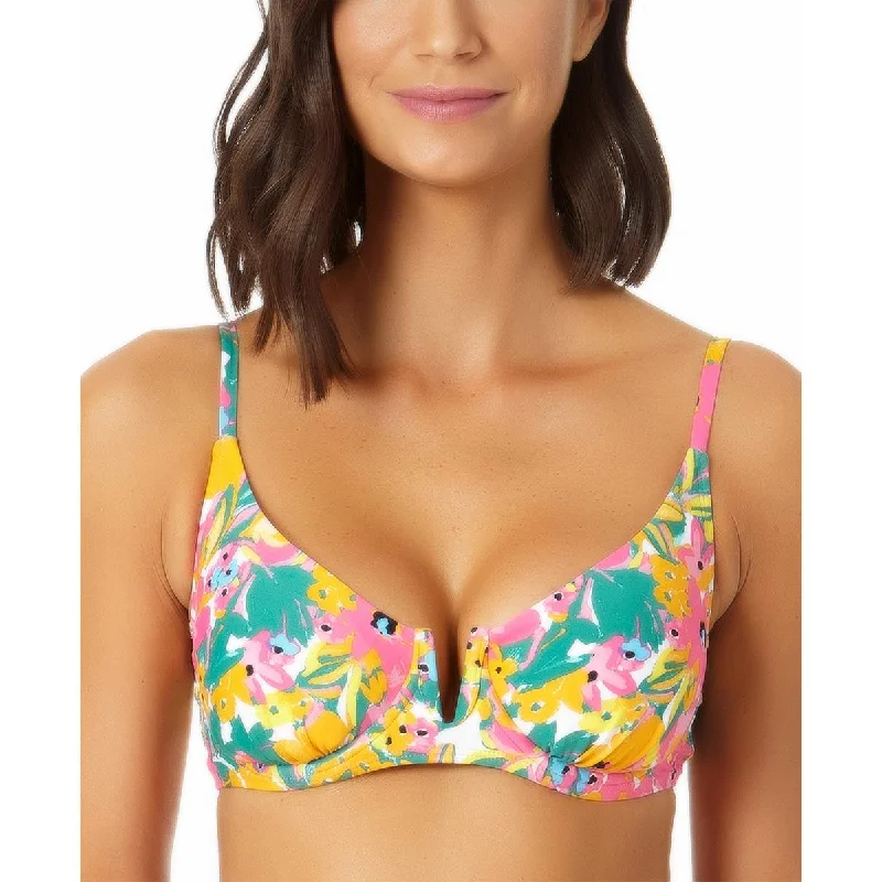 Unbeatable Prices Anne Cole Womens Floral Print Underwire Bikini Swim top
